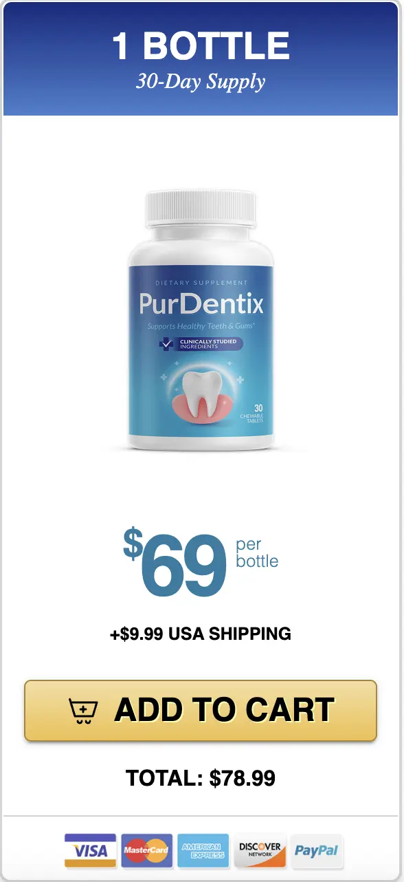 Buy PurDentix 1 bottle — 30 day supply